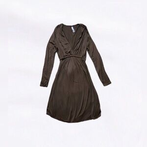 ophelia ⋆ plunge tie back a line dress